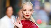 Anya Taylor-Joy’s Red Hot Dress Is Slit All The Way Up The Back