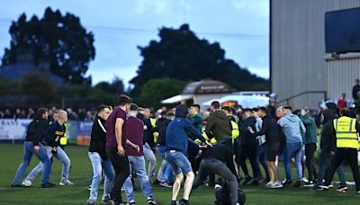 Drogheda hand down three indefinite bans to supporters after brawl at Dundalk - but no permanent bans issued