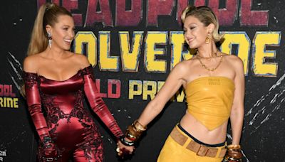 Pictured: Blake Lively and Gigi Hadid light up red carpet at Deadpool & Wolverine premiere
