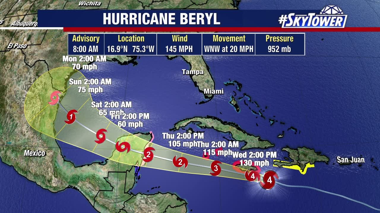 Hurricane Beryl nears Cayman Islands after roaring by Jamaica