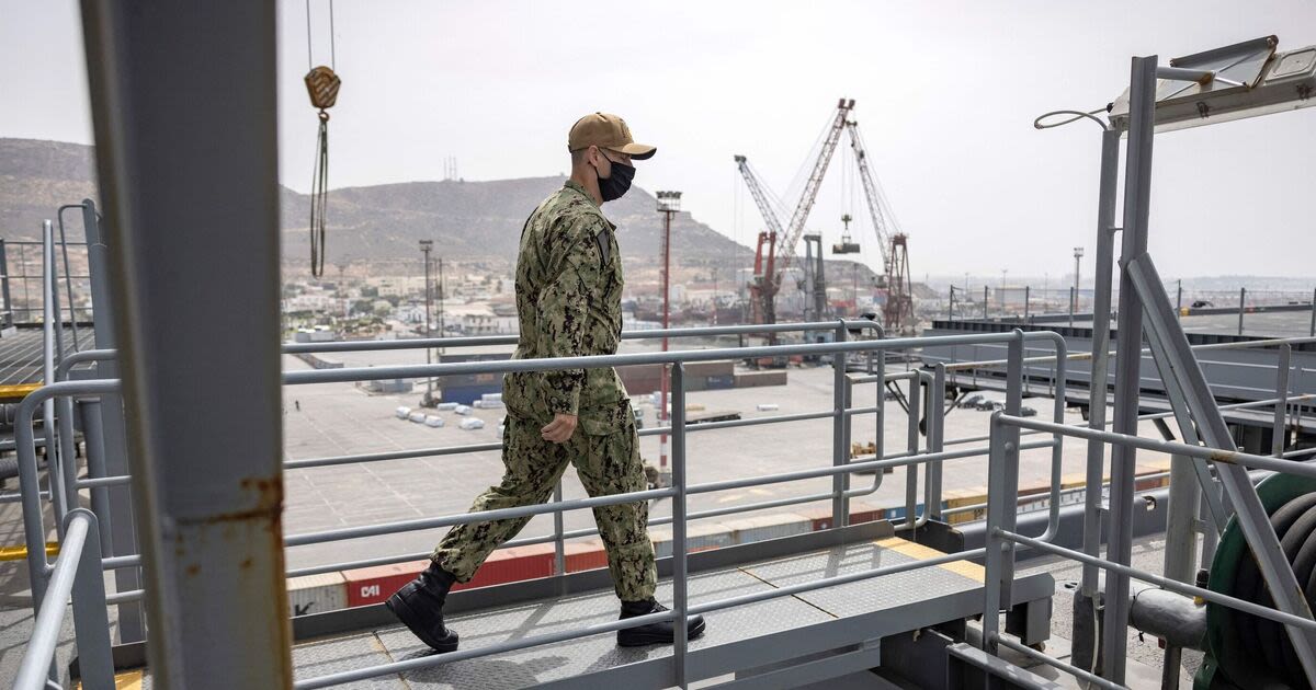 Canary Islands panic as Moroccan Navy in live fire drills just miles off coast