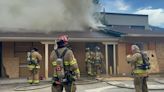 Firefighters battle blaze in abandoned motel near downtown Colorado Springs