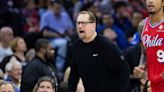 Report: Sixers coach Nick Nurse's frustration over ref's call results in injured finger