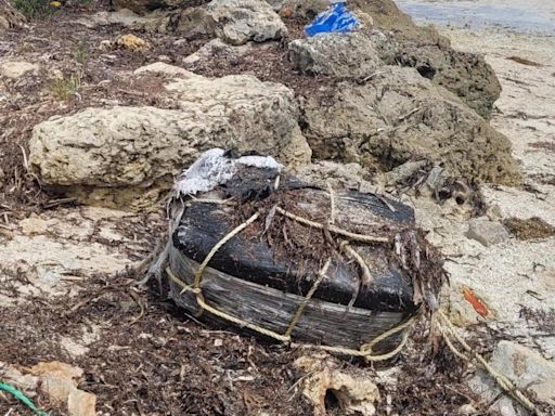 Florida - Bañista halla un misterioso paquete en la playa: la Policía dice que vale un millón de dólares