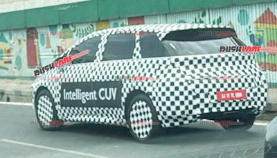 MG Intelligent CUV Spied - India's First Crossover Utility Vehicle Launch Soon