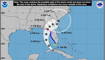 Tropical Storm Debby forms; expected to hit Big Bend as Cat 1 hurricane