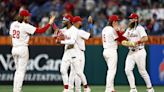 Harper, Sosa, Realmuto homer to lead Phillies past Rangers 11-4 and to best start in team history