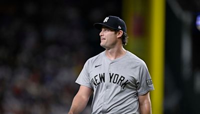 Yankees ace Gerrit Cole leaves start with right calf ‘cramp’