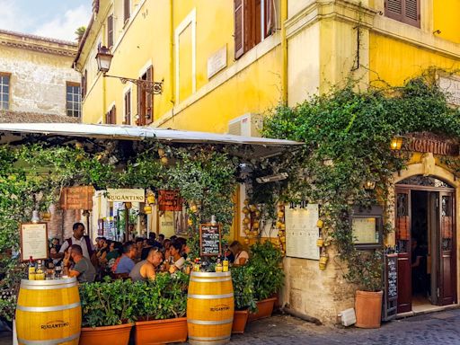 This ivy-clad Rome neighbourhood is where the locals come to eat