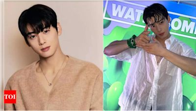 Cha Eun Woo steals the show with abs-revealing performance at '2024 Waterbomb' - Times of India