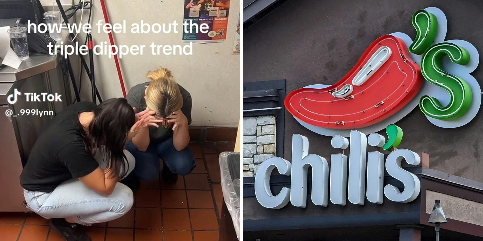 'There should not be a line out the door at Chili's': Chili's workers speak out about the 'triple dipper' trend