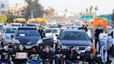 Los Angeles freeway blocked by Jewish protesters against Gaza war