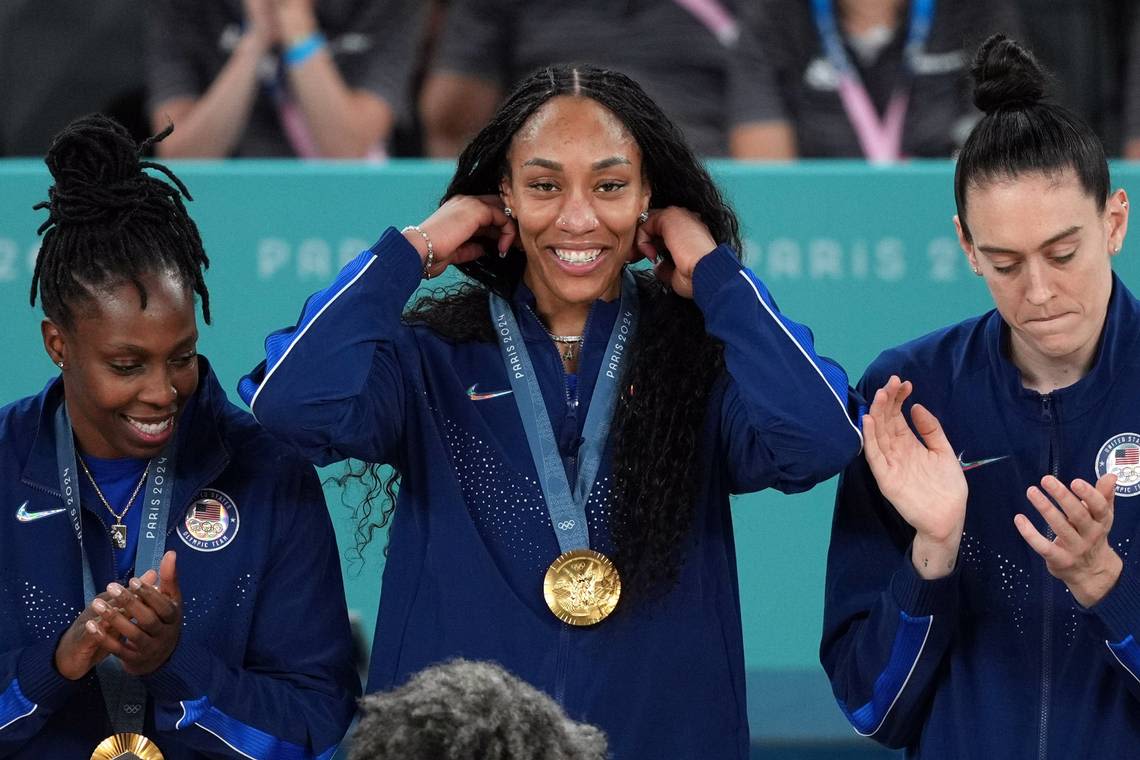 Gamecock great A’ja Wilson earns MVP honors as Team USA wins Olympics gold medal