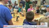 Farmer City high school, elementary students team up, build bird houses