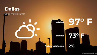 Pronóstico del clima en Dallas, Texas para este domingo 26 de mayo - La Opinión