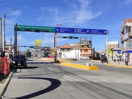 Terminaron la obra en el intercambio vial Bicentenario de Arequipa y abrieron el tránsito vehicular (VIDEO)