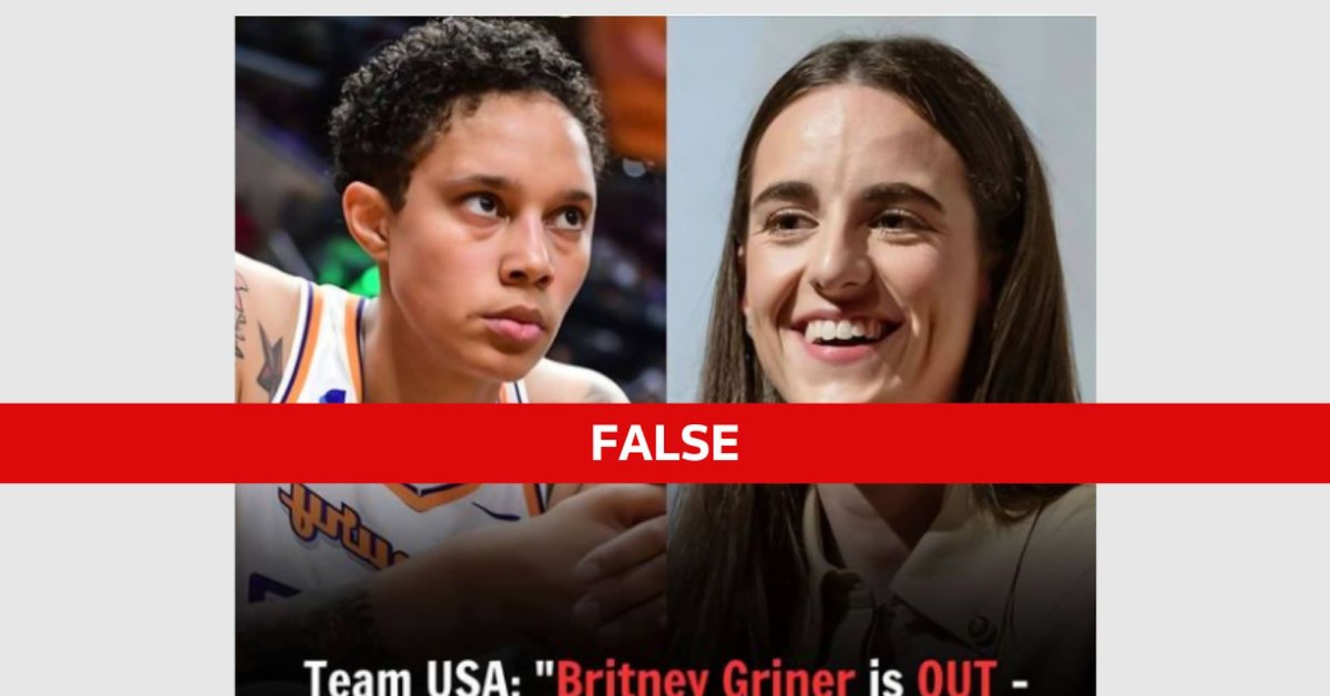 Fact Check: Caitlin Clark is not competing on Team USA in 2024 Olympics