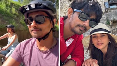 Aditi Rao Hydari-Siddharth enjoy cycling between sunlit valleys on romantic trip; Heeramandi actress pens quirky note