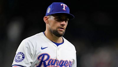 Nathan Eovaldi de Rangers abandona salida tras sentir rigidez en la ingle