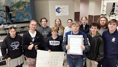 Everything adds up to successful season for C-I math team