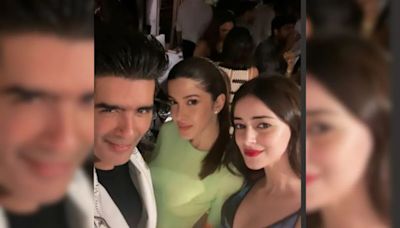 An Inside Pic From Karan Johar's Birthday Bash Featuring Ananya Panday, Shanaya Kapoor And Manish Malhotra