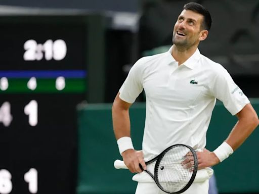 Novak Djokovic's Match Gets Paused As Centre Court Celebrates England's EURO 2024 Semifinal Qualification- WATCH