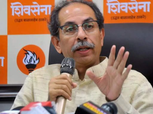 Uddhav says double engine MahaYuti govt is Maha leakage govt | Mumbai News - Times of India