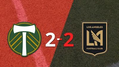 Mateusz Bogusz firma un doblete en el empate en 2 entre Los Angeles FC y Portland Timbers