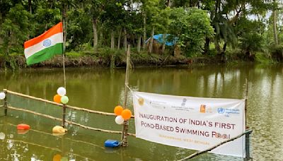 To combat high rates of child drowning deaths in Sundarbans, India gets its first pond-based swimming pool