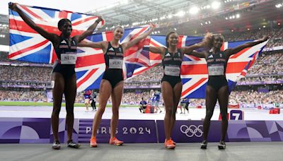 Great Britain’s 4x100m relay teams both bag medals