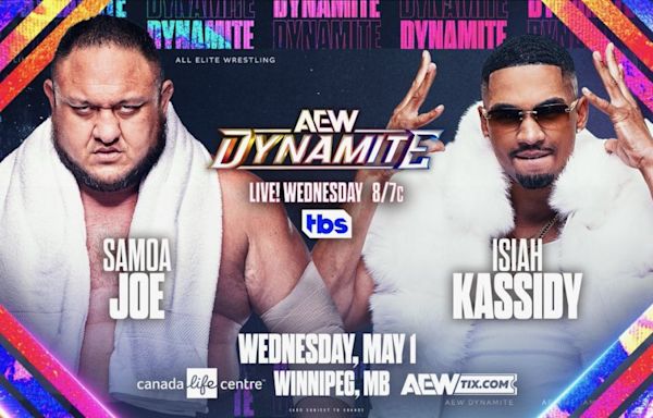 Samoa Joe vs. Isiah Kassidy, Claudio Castagnoli In Action, More Added To AEW Dynamite