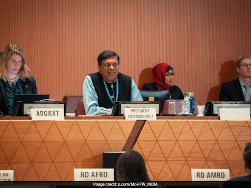 "India Played Constructive Role": Centre On Historic World Health Assembly Move