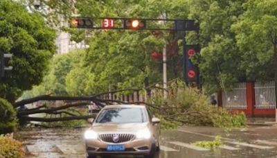 江西再現極端天氣 12級雷雨強如颱風襲撫州│有片