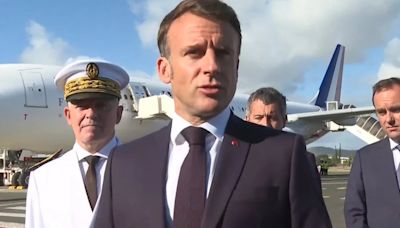 Macron pidió levantar las protestas en Nueva Caledonia y prometió refuerzos policiales “durante el tiempo que sea necesario”