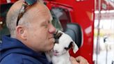 Sacramento Firefighter Adopts Pit Bull Mix Puppy Found Near Debris Fire, His Second Foster Fail