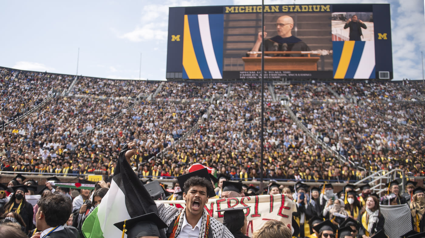 How student protests are changing college graduations