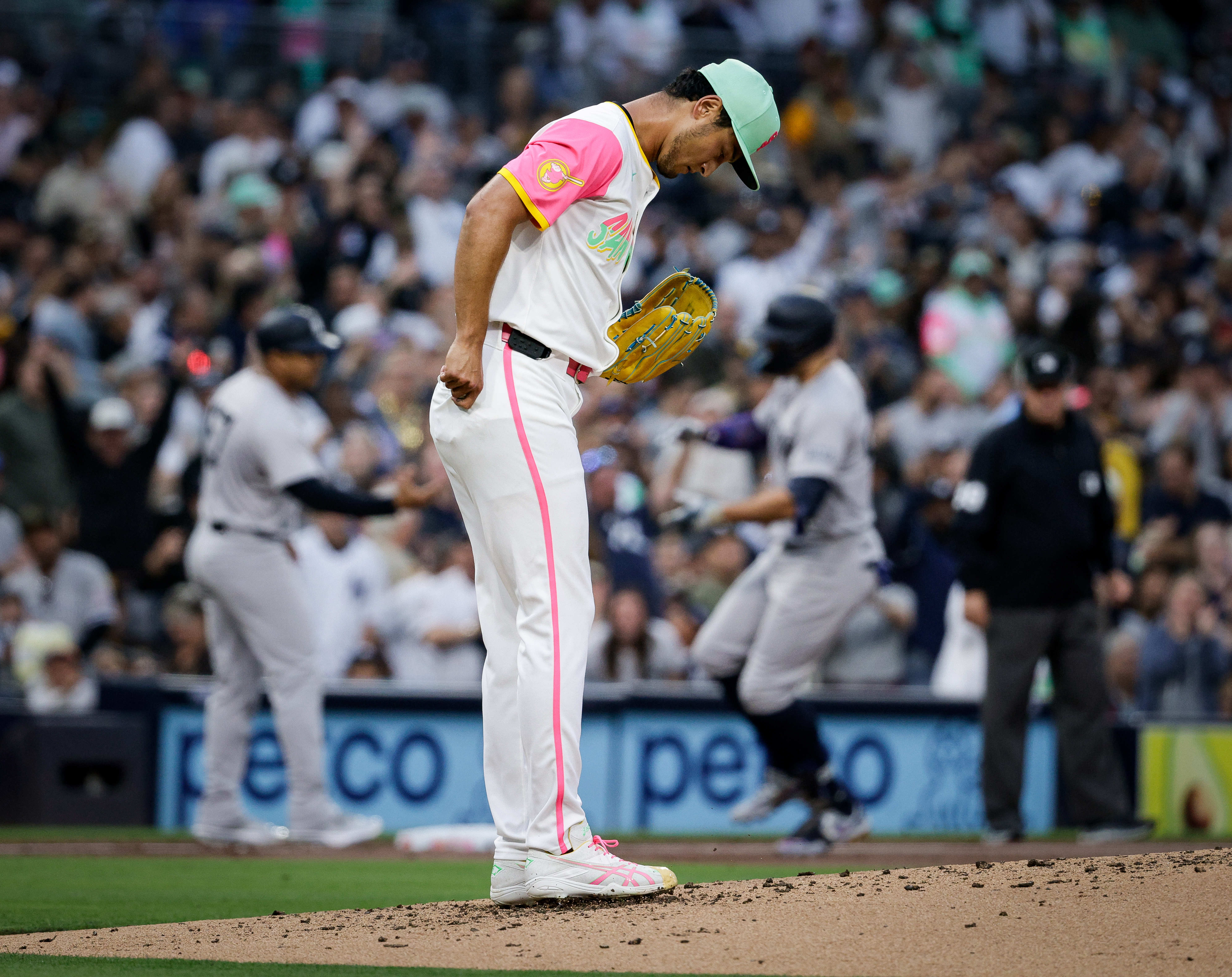 Padres' Petco Park woes continue as Yankees hit 4 home runs off Yu Darvish in 8-0 win