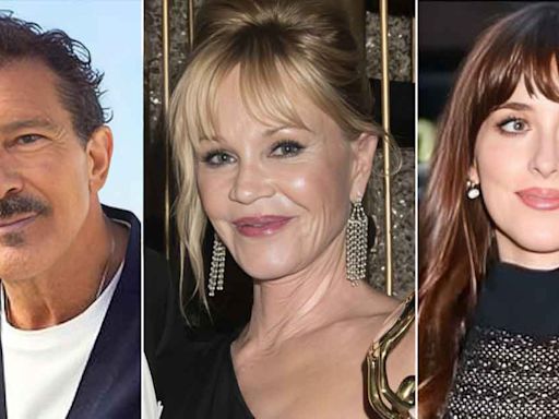 Antonio Banderas & Melanie Griffith: A Look At Their Relationship & Bond With Stepdaughter Dakota Johnson