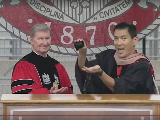 Ohio State president comments on widely discussed commencement address