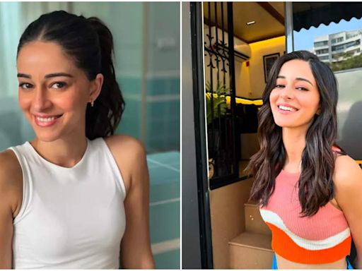 When Ananya Panday shared pics showing her happiest moments from beach and sets | Hindi Movie News - Times of India