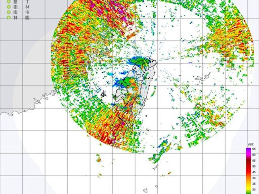 磁暴影響？雷達回波驚見「領域展開」 氣象署緊急關閉