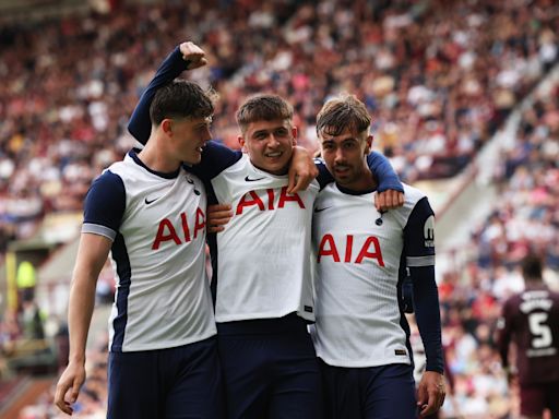 Tottenham score four in second half to thrash Hearts in friendly