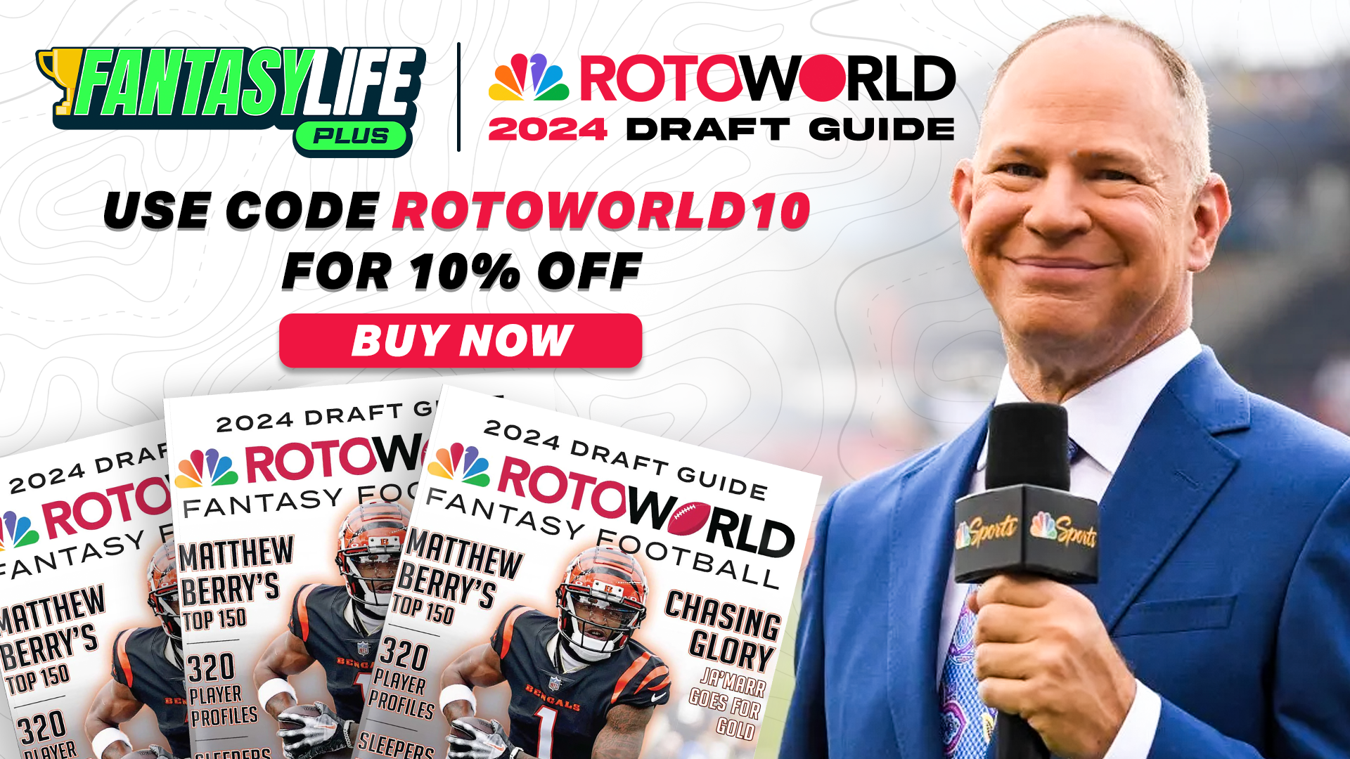 Get FantasyLife+ featuring the Rotoworld Draft Guide!
