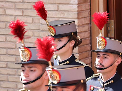 La princesa Leonor, presente en la jura del rey Felipe VI en Zaragoza