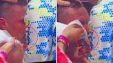 Fans start conspiracy theory after Usyk 'uses inhaler' between rounds vs Fury