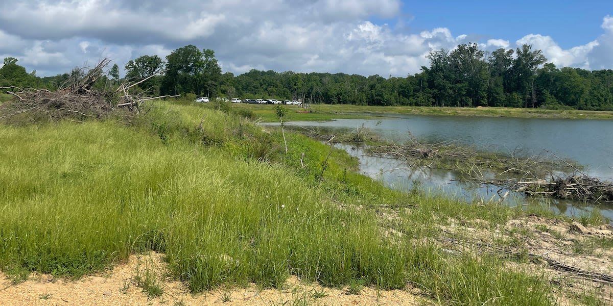 Kids fishing in small lake reel in human leg, police say