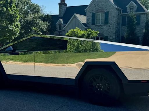 This Perfectly Polished Cybertruck Looks Like a Real Hazard on the Road