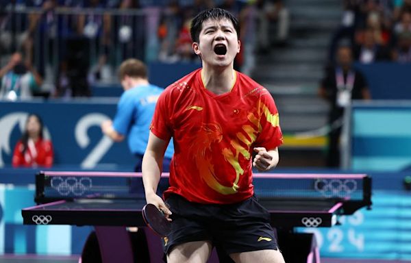 Olympics-Table Tennis-China’s Fan wins table tennis gold in men’s singles; Swede Moregard pockets silver