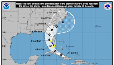 National Hurricane Center issues advisory on Potential Tropical Cyclone 4. See Florida impact