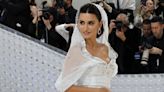 Penélope Cruz Is Ethereal in a Hooded Sheer Mint Green Gown at the Met Gala